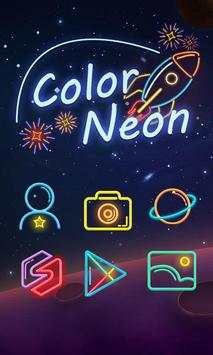 Color Neon GO Launcher Theme screenshot 1