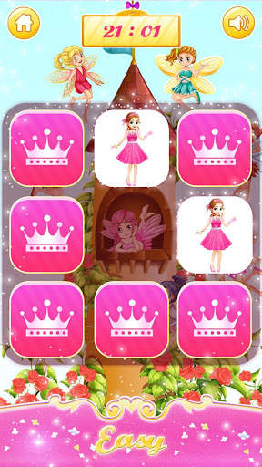 Princess memory game for girls screenshot 1