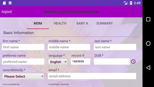 Mobile Lactation Consultant Cl screenshot 2