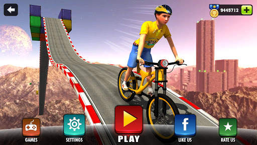 Impossible Ramp Bicycle Rider screenshot 9