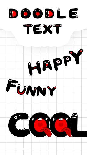Doodle Text 3D Animated Sticker screenshot 1