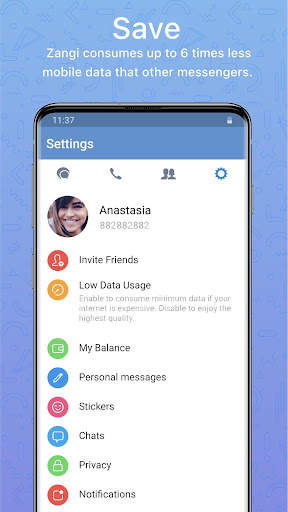 Zangi Messenger screenshot 4