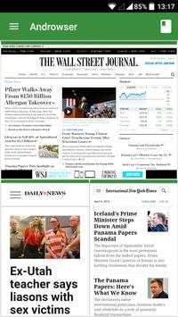 Androwser: Multiview Browser screenshot 3