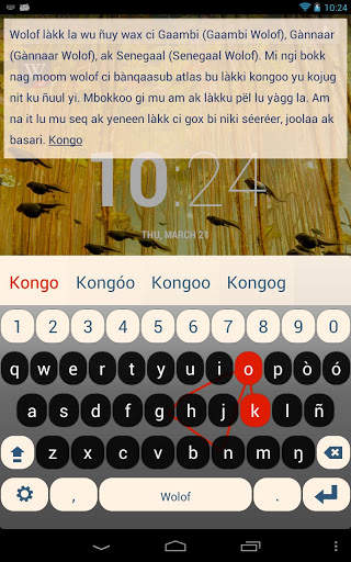 Wolof Keyboard plugin स्क्रीनशॉट 1