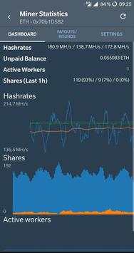 Ethermine Dashboard screenshot 3
