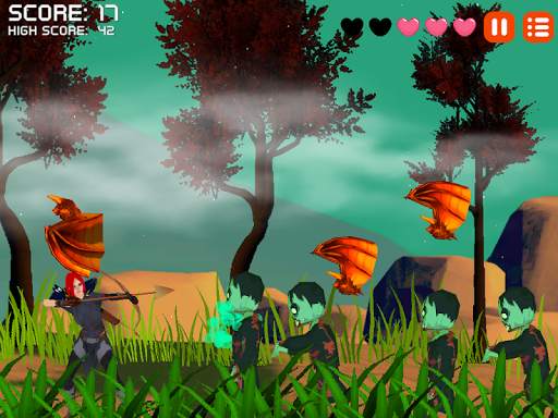 Zombies and Huntress Archery screenshot 17