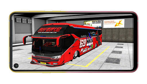 Mod Bussid BUS Ceper Full Racing screenshot 1