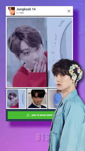 Jungkook BTS Animated Stickers screenshot 2