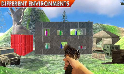 Real Bottle Shooter Game 3D screenshot 2