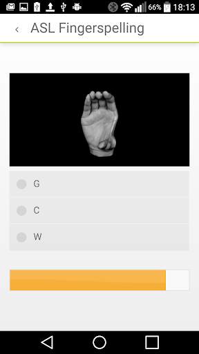 ASL Fingerspelling 3 تصوير الشاشة