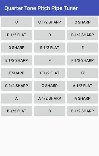 Quarter Tone Pitch Pipe Tuner screenshot 1