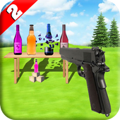 Bottle Shoot 3D Free Game icon