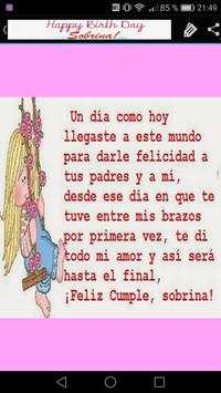 Feliz Cumpleaños Sobrina 20 تصوير الشاشة