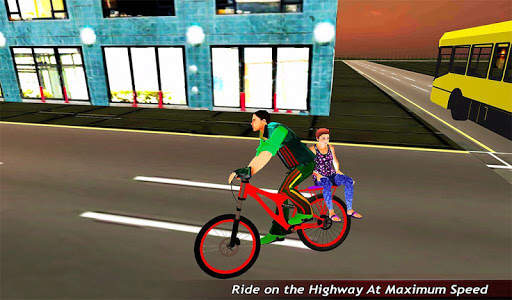 BMX Bicycle Taxi Game screenshot 7