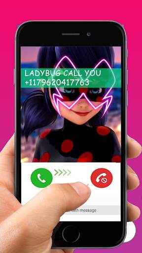 Marinette Fake Video Call: ladybug Video & Message screenshot 1