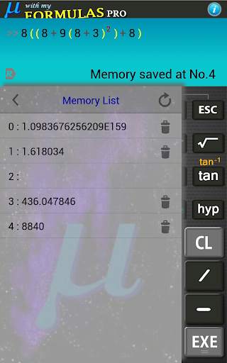 Scientific Calculator Mu Lite screenshot 4