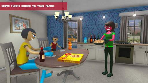 Stickman Family Simulator screenshot 1