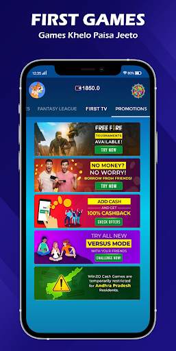 First Games - Play Free Games, WIN REAL CASH screenshot 5