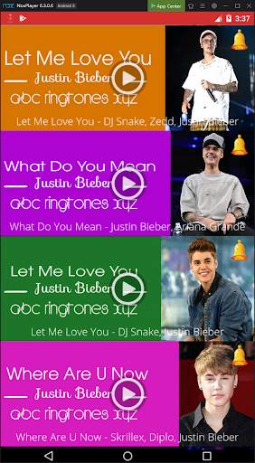 Justin Bieber Best Ringtones screenshot 3