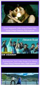 Kajal Agarwal HD Video Songs 3 تصوير الشاشة