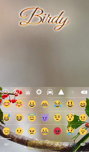 Birdy Animated Keyboard + Live Wallpaper स्क्रीनशॉट 4