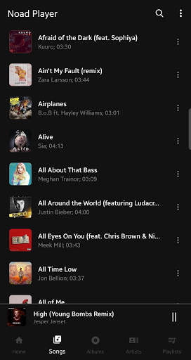 Noad Music Player (open-source) screenshot 2