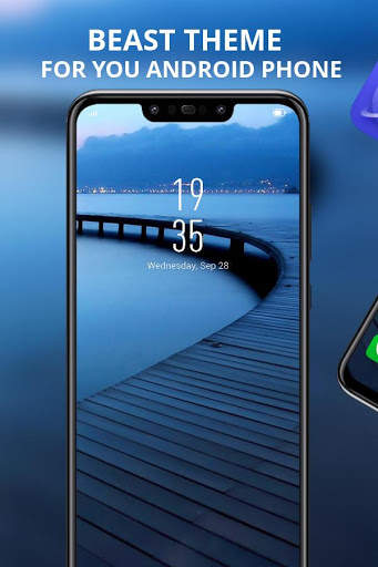 Tema alam Jalan papan laut V9 Pro screenshot 1