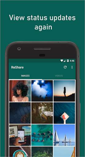 ReShare: Share or Save Status for WhatsApp screenshot 1