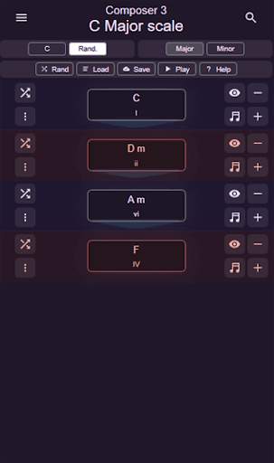 Chord Progression Composer (free) screenshot 2