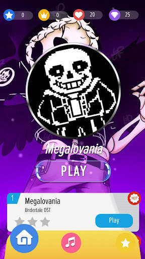 Piano Tiles : Megalovania Unde screenshot 1