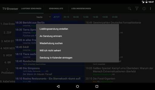 TV-Browser SimplKalenderExport screenshot 3