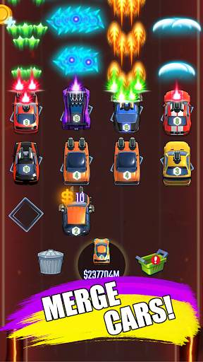 Merge Muscle Car : Idle Defence screenshot 1