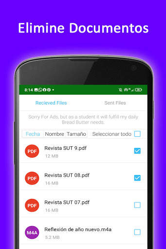 Limpiador de Whatsapp en Español screenshot 4