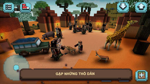 Safari Craft: động vật vuông screenshot 3