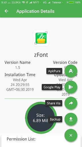 zBackup & Restore - App Details, Backup, Restore screenshot 7