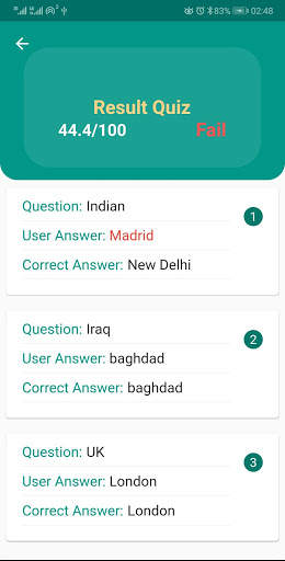 My Questions _ Quiz  پرسیارەکانم - أسئلتي screenshot 9
