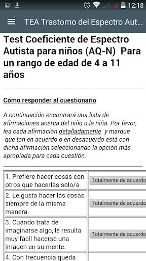 TEA - Asperger screenshot 4