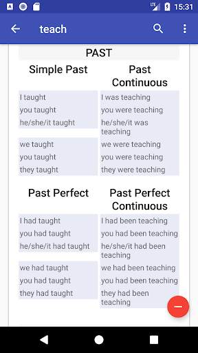 English Verbs screenshot 5