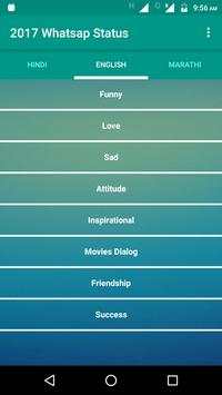 2017 Whatsap Status screenshot 1