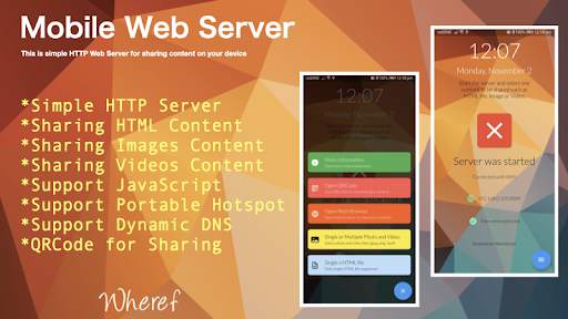 Mobile Web Server screenshot 2