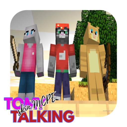 Talking Tom angelas Friends Skin For Minercraft PE 3.0