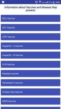Immunization Schedule screenshot 2