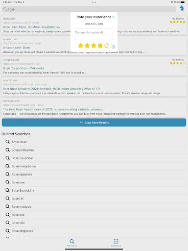 Legend Web Browser screenshot 2