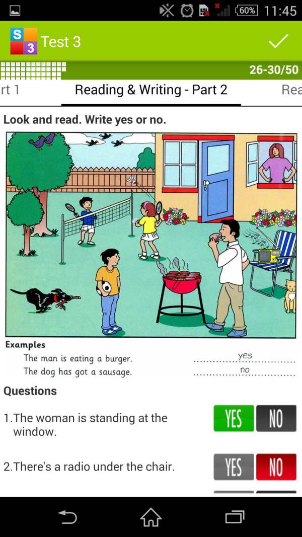 English Starters 3 - YLE Test screenshot 5
