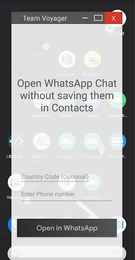 Open Chat in WhatsApp ~ 20kb screenshot 4