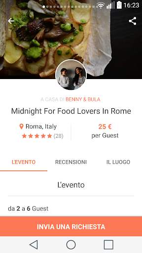 Eatwith - Esperienze Culinarie screenshot 3