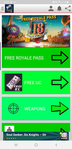 FREE UC AND ROYAL PASS screenshot 4