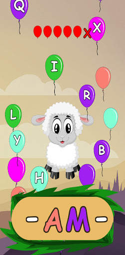 Balloon Pop : Kids Word Game (Animals Version) screenshot 4