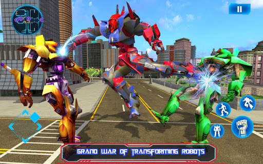 Bus Robot Formula Car Transformation War Game 2021 screenshot 5