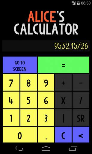 Alice's Calculator screenshot 1